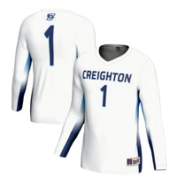 #1 Creighton Bluejays GameDay Greats Lightweight Volleyball Jersey - White