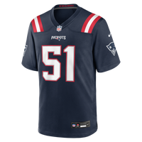New England Patriots James Hudson Nike Navy Team Game Jersey