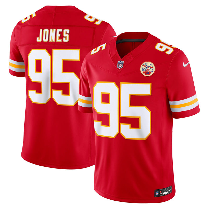 Kansas City Chiefs Chris Jones Nike Red Team Vapor F.U.S.E. Stitched Limited Jersey