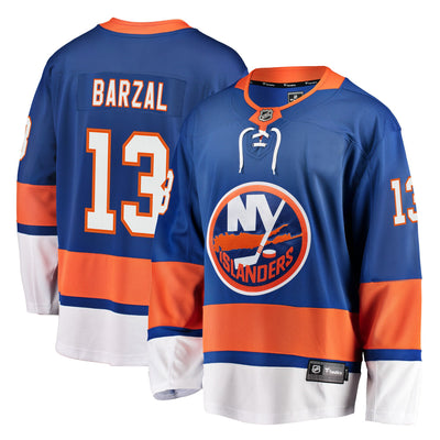New York Islanders Mathew Barzal Fanatics Royal Breakaway Player Jersey