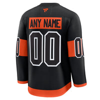 Philadelphia Flyers Fanatics Black Alternate Premium Custom Jersey