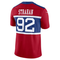 New York Giants Michael Strahan Nike Century Red Alternate Vapor F.U.S.E. Retired Player Limited Jersey