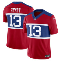New York Giants Jalin Hyatt Nike Century Red Alternate Vapor F.U.S.E. Limited Jersey