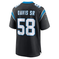 Carolina Panthers Thomas Davis Sr. Nike Black Team Retired Game Jersey