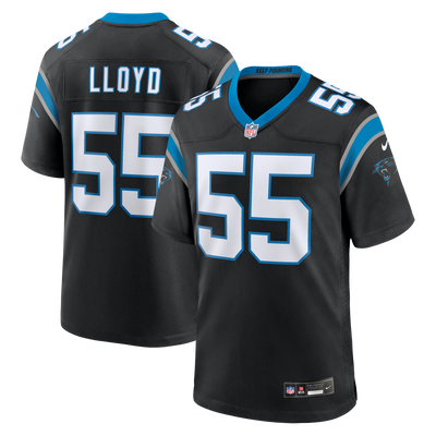 Carolina Panthers Devin Lloyd Nike Black Team Game Jersey