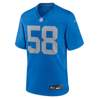 Detroit Lions Penei Sewell Nike Blue Alternate Game Jersey