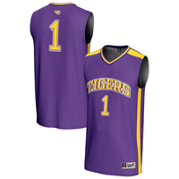#1 LSU Tigers GameDay Greats Lightweight Basketball Fashion Jersey - Purple