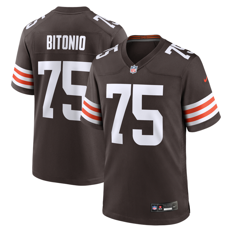 Cleveland Browns Joel Bitonio Nike Brown Game Jersey