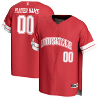 Louisville Cardinals GameDay Greats NIL Pick-A-Player Baseball Lightweight Jersey - Red