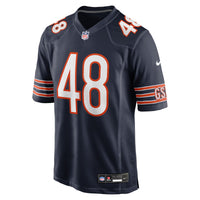 Chicago Bears D'Marco Jackson Nike Navy Team Game Jersey
