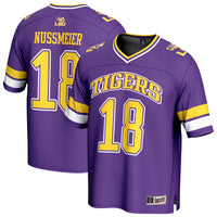Garrett Nussmeier LSU Tigers GameDay Greats NIL Lightweight Football Player Jersey - Purple