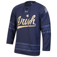 Notre Dame Fighting Irish Under Armour Ireland Replica Hockey Jersey - Navy