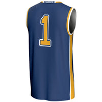 #1 Emory Eagles GameDay Greats Lightweight Basketball Jersey - Blue