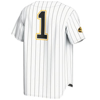 #1 Missouri Tigers GameDay Greats Lightweight Baseball Jersey - White