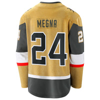 Vegas Golden Knights Jaycob Megna Fanatics Gold Home Breakaway Jersey