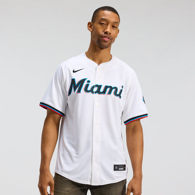Miami Marlins Nike White Home Limited Jersey