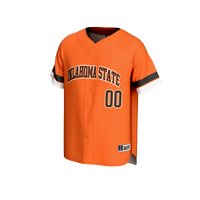 Oklahoma State Cowboys GameDay Greats NIL Pick-A-Player Lightweight Baseball Jersey - Orange
