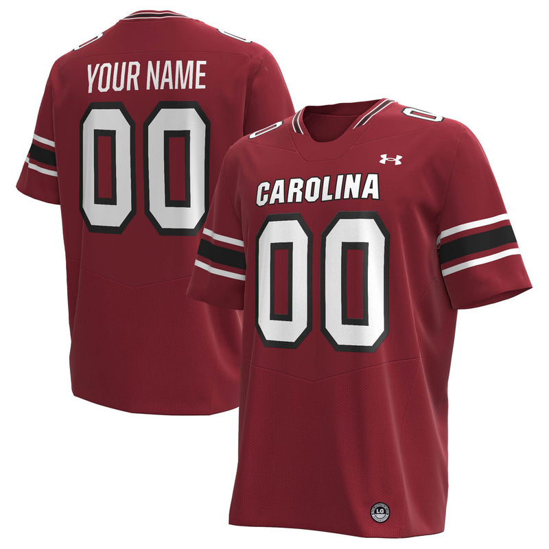 South Carolina Gamecocks Under Armour Custom Replica Football Jersey - Garnet