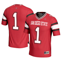 #1 San Diego State Aztecs GameDay Greats Football Jersey - Cardinal