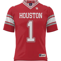 #1 Houston Cougars GameDay Greats Football Jersey - Red
