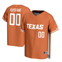 Texas Longhorns GameDay Greats NIL Pick-A-Player Lightweight Baseball Jersey - Burnt Orange