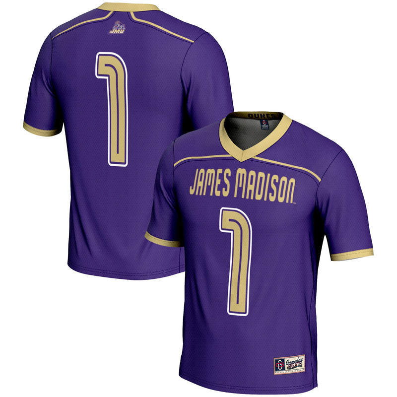 James Madison Dukes GameDay Greats #1 Lightweight Lacrosse Jersey - Purple