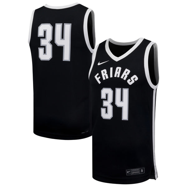 #34 Providence Friars Nike Replica Basketball Jersey - Black