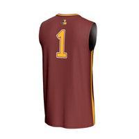 #1 Loyola Chicago Ramblers GameDay Greats Lightweight Basketball Fashion Jersey - Maroon