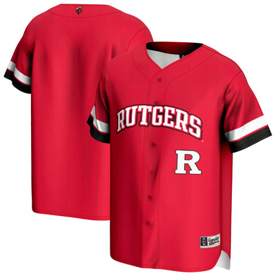 GameDay Greats Scarlet Rutgers Scarlet Knights Baseball Jersey