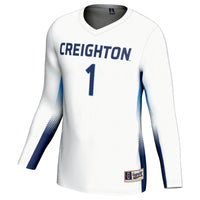 #1 Creighton Bluejays GameDay Greats Lightweight Volleyball Jersey - White