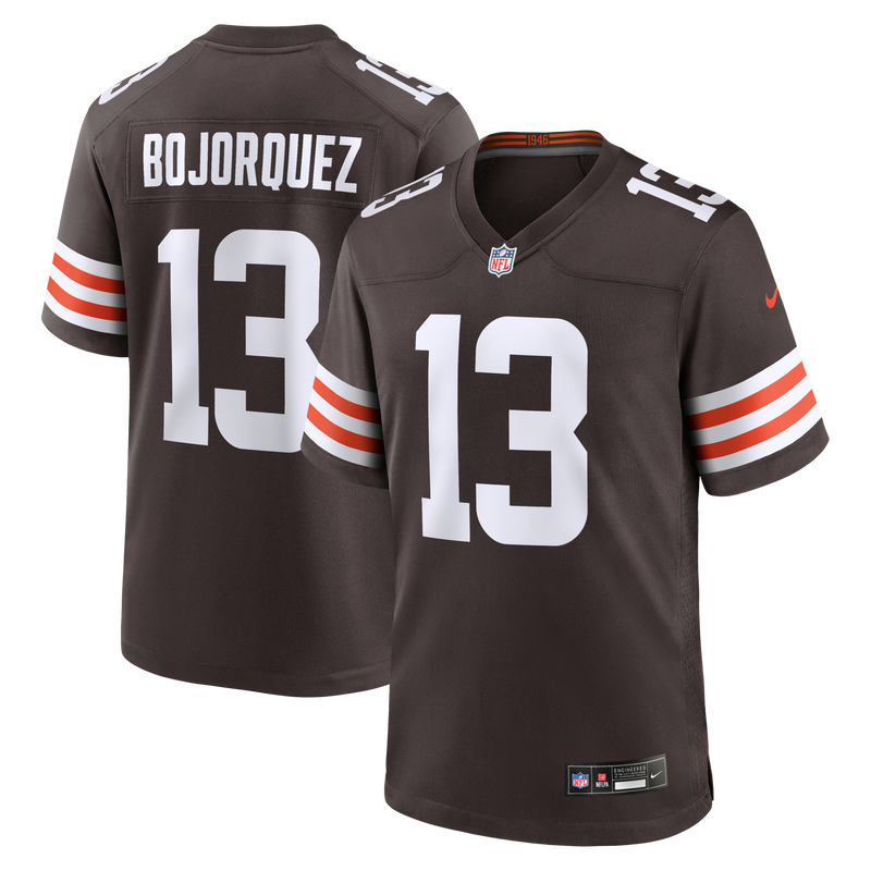 Cleveland Browns Corey Bojorquez Nike Brown Game Jersey