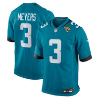Jacksonville Jaguars Jakobi Meyers Nike Teal Team Game Jersey