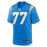 Los Angeles Chargers Travis Burke Nike Powder Blue Team Game Jersey