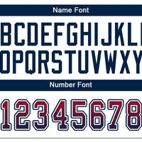 Custom Red Navy-White Drift Fashion Football Jersey