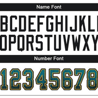 Custom Teal Black-Old Gold Drift Fashion Football Jersey