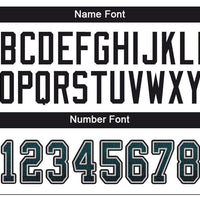 Custom Midnight Green Black-White Drift Fashion Football Jersey