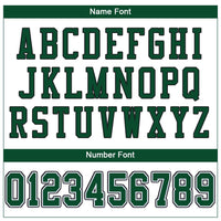 Custom White Grass Green-Black Mesh Authentic Football Jersey